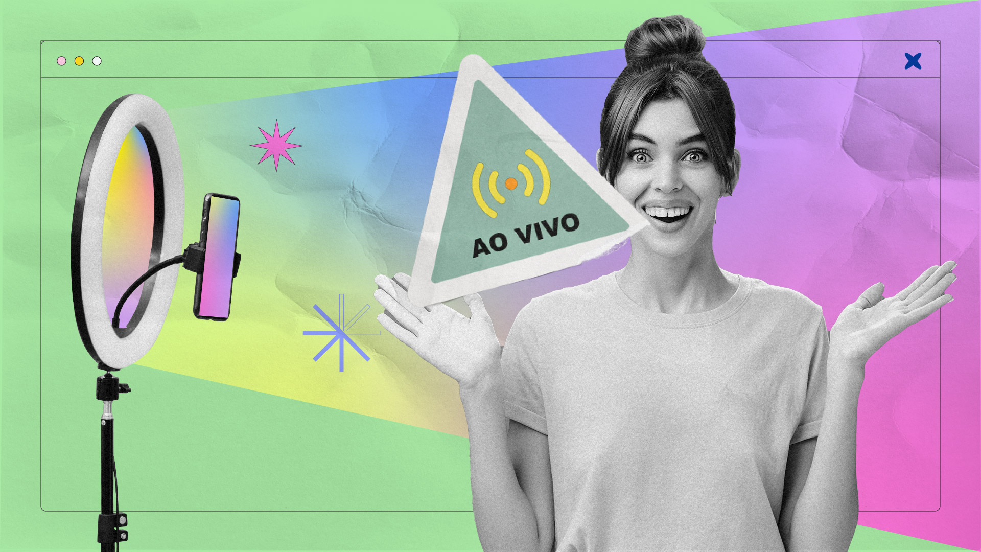 cenário para live