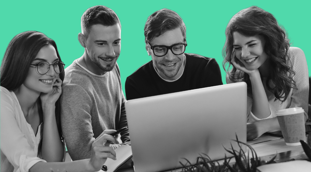equipe de marketing de conteúdo