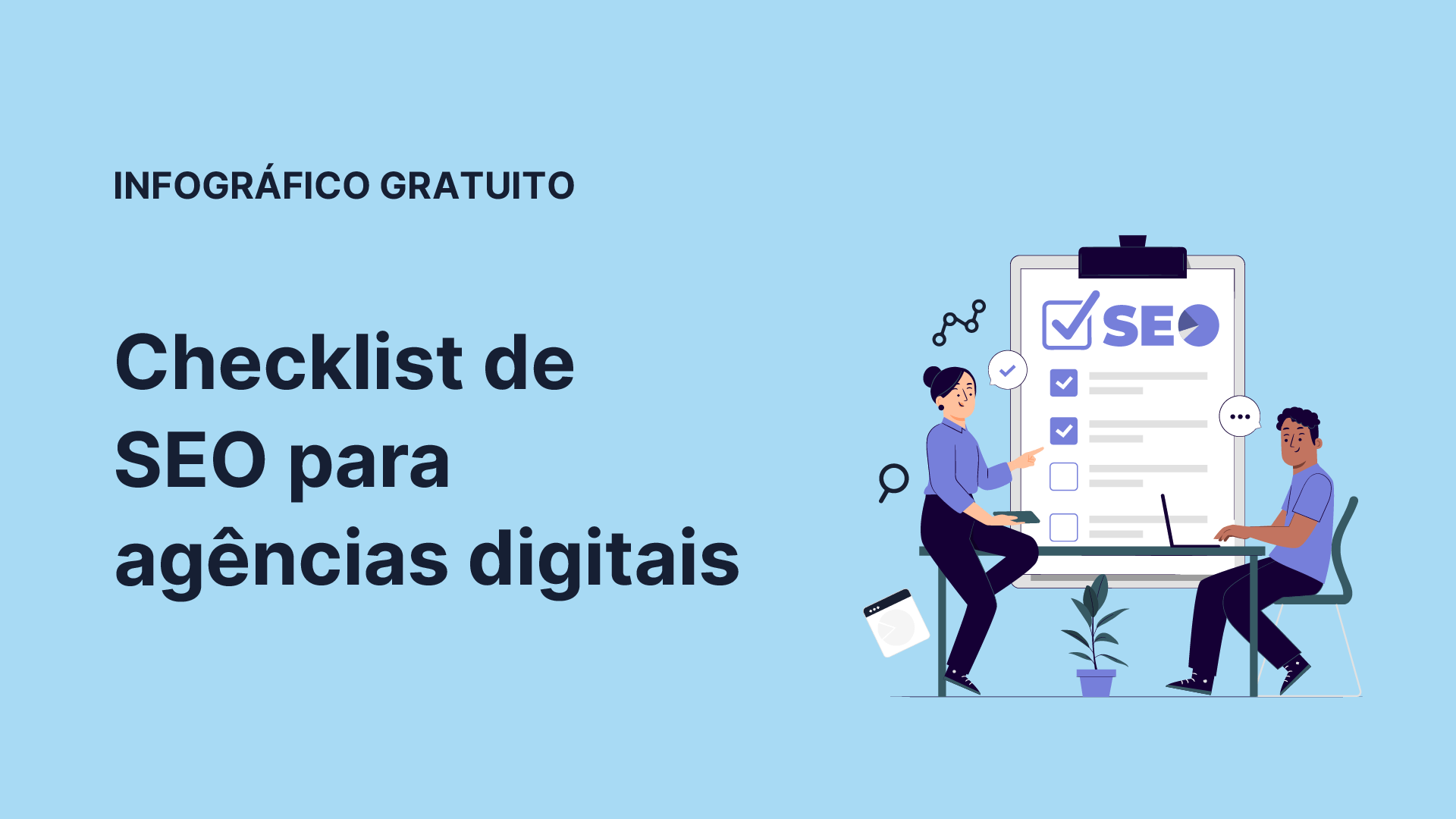 Thumbnail Divulgacao Checklist de SEO para agencias digitais - Netshow.me