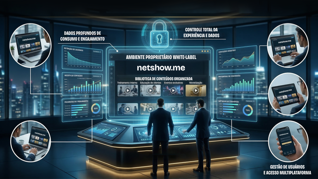 O poder de ter uma plataforma própria de vídeo - Netshow.me