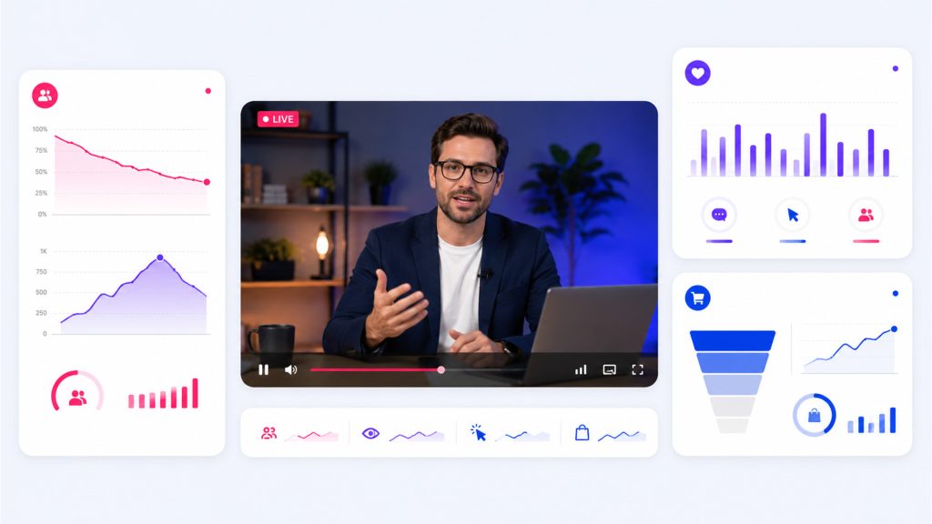 Como medir se a operação de live commerce está funcionando - Netshow.me