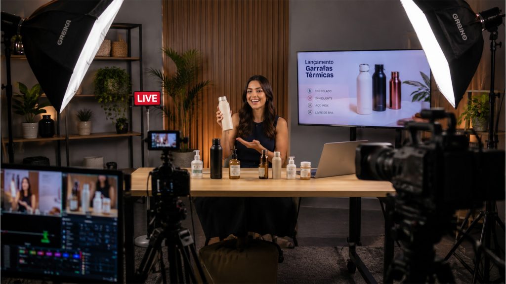 Como montar o estúdio ideal para uma operação de live commerce - Netshow.me