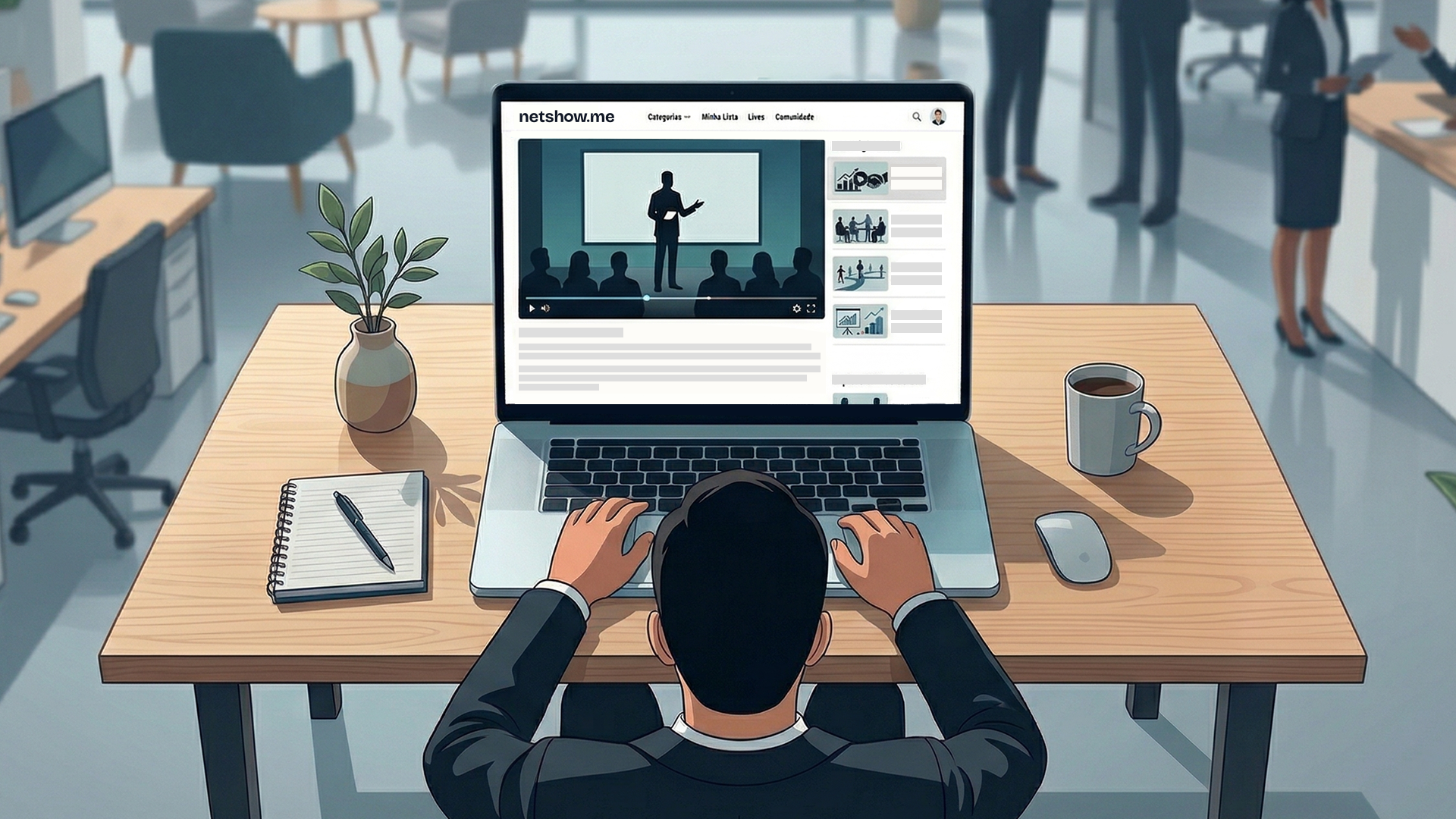 Educação corporativa virou streaming  como L&D aprende com a Netflix - Netshow.me