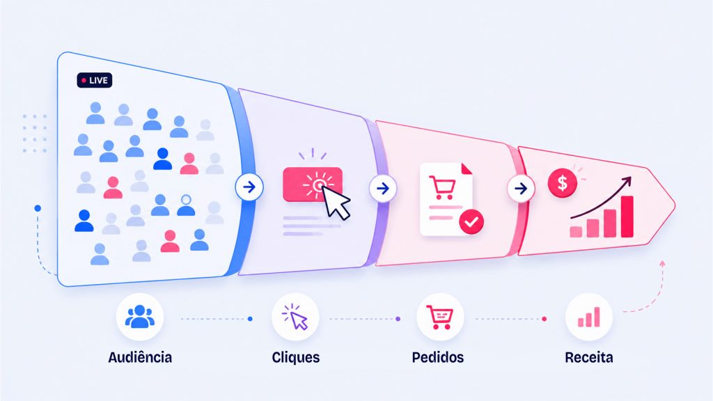 Métricas de live commerce para analisar conversão - Netshow.me